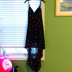 Disney Princess floral empire waist sundress w/ lace covering floral design. XL